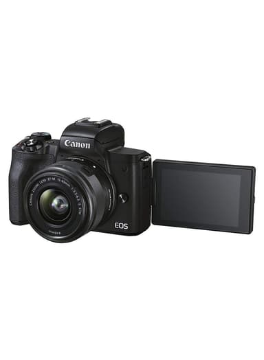 EOS M50 Mark II Mirrorless Digital Camera With 15-45mm Lens Black thumbnail 4